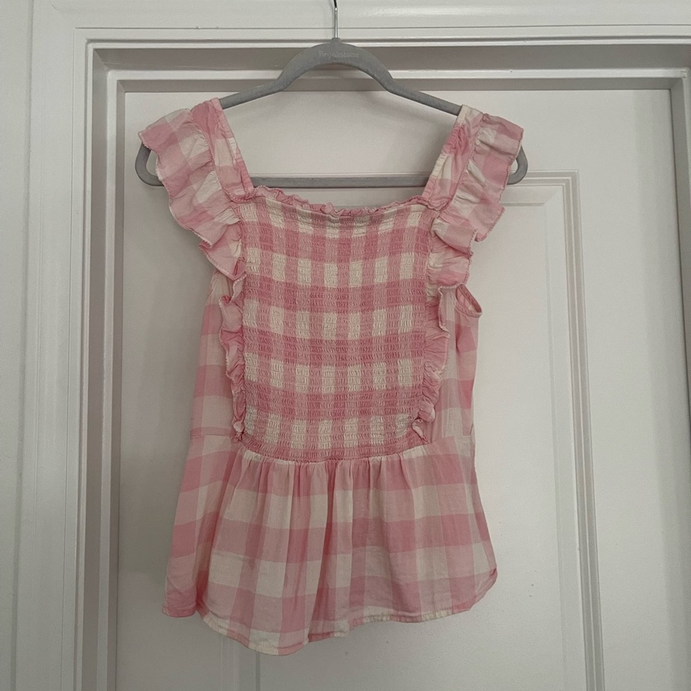 Gingham Top M